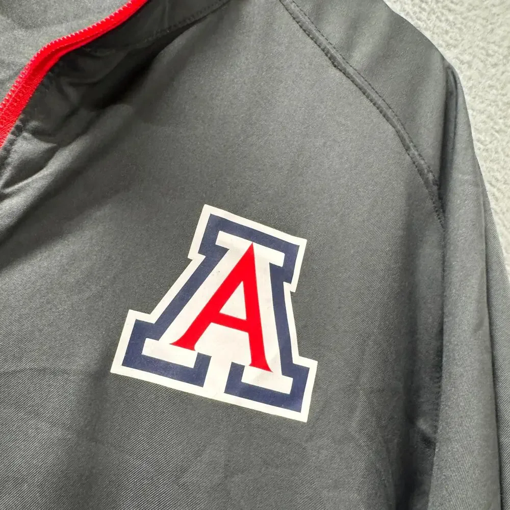 Arizona Wildcats Jacket Mens Large‎ Disruption Game Full Zip Black Nike Dri Fit